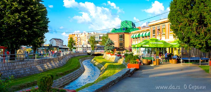 Река Штира в городе Лозница